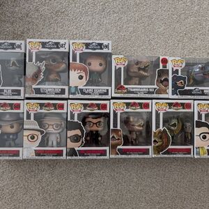 Funko Pop Jurassic Park/World Vinyl Figures Set